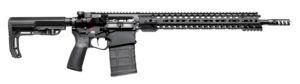 POF Revolution DI .308 rifle with 16.5 inch fluted barrel and black anodized finish