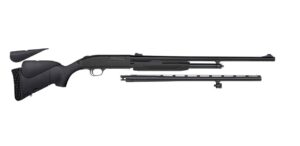 Mossberg 500 Flex Bantam Combo 20 Gauge with 22-inch vent rib and 24-inch rifled barrel