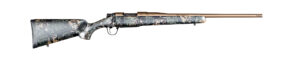 Christensen Arms Mesa FFT 7mm PRC 22-inch Burnt Bronze barrel with carbon fiber FFT stock and green/tan accents