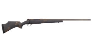 Weatherby Mark V Camilla Ultra Lightweight .240 Weatherby Magnum bolt-action rifle Midnight Bronze Cerakote