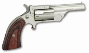 North American Arms Ranger II 2.5-inch stainless 5-shot .22 WMR revolver with wood grips