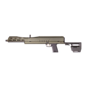 Trailblazer Firearms Pivot 9mm 16 inch rifle in Olive Drab Green with folding stock