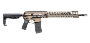 Patriot Ordnance Factory P-415 EDGE 5.56 NATO rifle in Burnt Bronze Cerakote