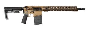 POF Revolution DI .308 rifle Burnt Bronze side view with Renegade rail