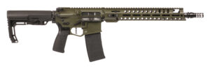 POF RENEGADE+ DI 5.56 rifle in Olive Drab Green with 13.75-inch barrel