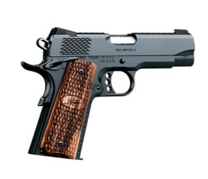 Kimber Pro Raptor II .45 ACP 4-inch pistol matte black with zebrawood grips