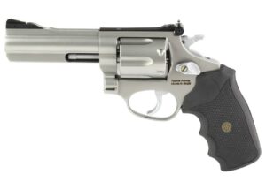 Rossi RM64 .357 Magnum 4 inch stainless revolver 6rd black textured rubber grip