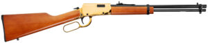 Rossi Rio Bravo RL22181WD-GLD1 .22 LR 18in lever-action rifle gold receiver hardwood stock