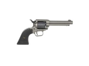 Heritage Rough Rider RR22C4 .22 LR 4.75in Tungsten Cerakote revolver with black polymer grips