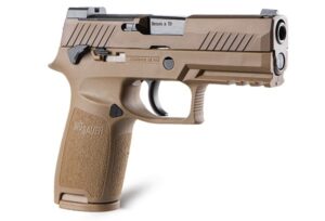 Sig Sauer P320 M18 CA Compliant 9mm Coyote Tan 3.9 inch barrel