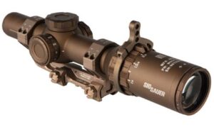 Sig Sauer Tango6T 1-6x24mm FDE scope with DWLR-556 illuminated reticle and ALPHA4 mount