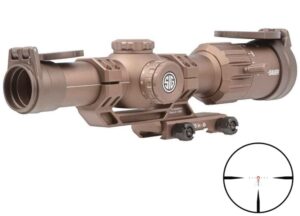 Sig Sauer Tango MSR 1-10x26 34mm FFP scope in coyote with mount