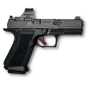 Shadow Systems MR920 War Poet 9mm pistol with Holosun 507C optic and fluted barrel, black frame