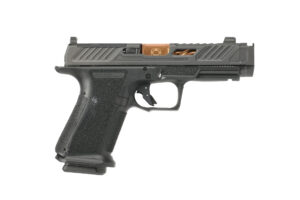 Shadow Systems MR920P Elite 9mm pistol black frame with spiral-fluted bronze barrel