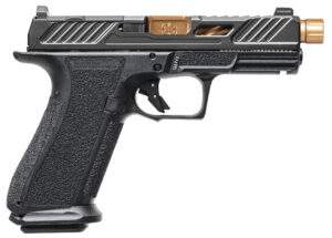 Shadow Systems XR920 Elite Optic-Ready 9mm pistol with threaded bronze fluted barrel