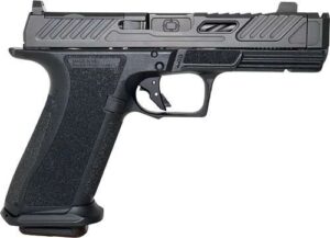 Shadow Systems XR920P Elite 9mm pistol 4.5in DLC black with green tritium front sight