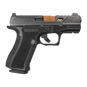 Shadow Systems CR920X Elite 9mm pistol black frame bronze spiral-fluted barrel with two 15-round magazines