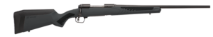 Savage 110 Hunter .300 Win Mag rifle with 24in matte black button-rifled barrel and gray AccuStock, right-hand