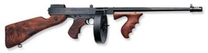 Auto-Ordnance Thompson 1927A-1 Deluxe .45 ACP carbine with walnut stock and 50-round drum