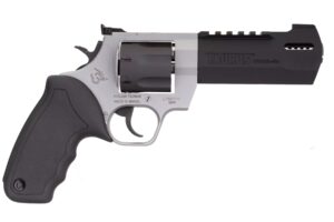 Taurus Raging Hunter two-tone .357 Magnum 7-shot revolver with black rubber cushioned grips