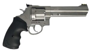 Taurus 608 Competition revolver, 6 in barrel, 8-round, matte stainless finish, adjustable rear sight