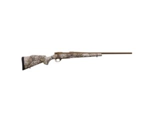 Weatherby Vanguard Badlands .350 Legend 20 inch rifle with Badlands Approach camo and Burnt Bronze Cerakote