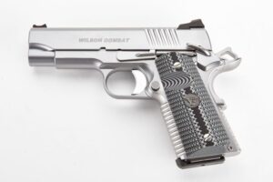 Wilson Combat ACP 9mm 4-inch 10+1 stainless semi-auto pistol right-side view