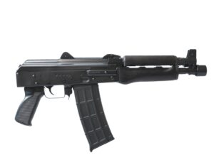 Zastava ZPAP85 AK pistol 5.56x45 NATO with dark wood handguard