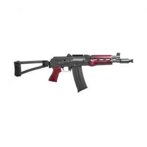 Zastava ZPAP85 5.56 NATO pistol with Serbian red furniture and SB Tactical TF1913 brace