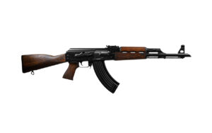 Zastava ZPAPM70 7.62x39 Frontline walnut stock 30rd side view