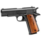 Rock Island Armory M1911 GI Standard MS .45 ACP 4.25 in Parkerized with wood grips