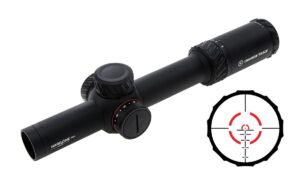 Crimson Trace Hardline Pro 1-6x24 30mm illuminated competition reticle black riflescope