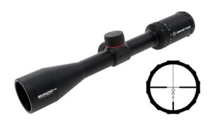 Crimson Trace Brushline Pro 3-9x40 BDC Muzzleloader riflescope, black matte, 1 inch tube