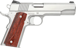 Dan Wesson Razorback 10mm 5-inch stainless pistol with cocobolo grips