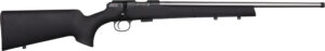 CZ 457 American .22 LR 20-inch threaded stainless barrel black synthetic stock