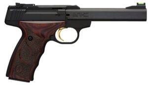 Browning Buck Mark Plus UDX Rosewood .22 LR 5.50 in pistol side view