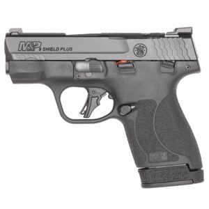 Smith & Wesson M&P Shield Plus Optics Ready 9mm pistol, 3.1in barrel, thumb safety, night sights