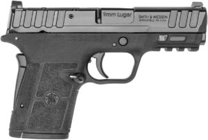 Smith & Wesson Equalizer 13733 9mm micro-compact pistol with 3.675 inch barrel, black Armornite finish