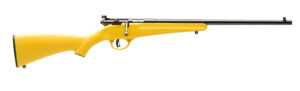 Savage Rascal youth .22 LR bolt-action rifle, 16.125 in barrel, yellow synthetic stock