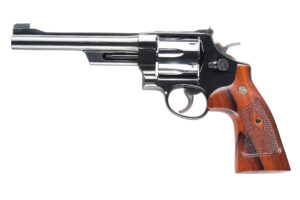 Smith & Wesson Model 25 Classic .45 Long Colt 6.5in revolver, blued finish with checkered walnut grips