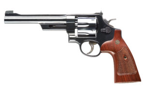 Smith & Wesson Model 27 Classic .357 Magnum 6.5-inch blued revolver with checkered walnut grips