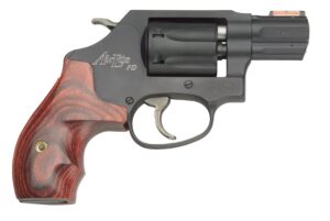 Smith & Wesson 351PD AirLite .22 Magnum 7-round revolver, matte black, wood grip, HI-VIZ front sight