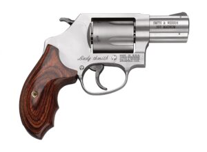 Smith & Wesson Model 60 Ladysmith .357 Magnum stainless revolver with wood grips
