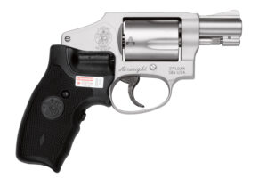 Smith & Wesson 642 CT Airweight .38 Special revolver with Crimson Trace Lasergrips