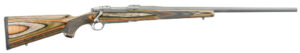 Ruger Hawkeye Predator 22-250 Rem 24-inch stainless barrel Green Mountain laminate stock