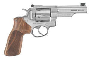 Ruger GP100 Match Champion .357 Magnum 4.2 inch satin stainless revolver with fiber-optic front sight
