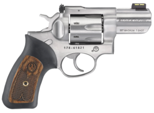 Ruger GP100 1774 Satin Stainless 2.5 inch .357 Magnum revolver 7-shot