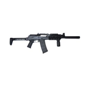 Zastava Arms ZPAP85 ZP85556SFR 5.56x45 AK-style rifle, black, quad rail, folding stock