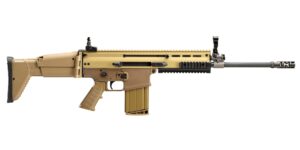 FN SCAR 17S NRCH 7.62x51 16.25in Flat Dark Earth rifle side view