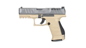 Walther PDP Compact Optic Ready 9mm two-tone tan frame black slide 4 inch barrel